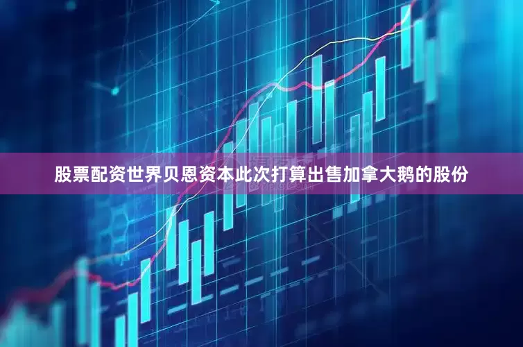 股票配资世界贝恩资本此次打算出售加拿大鹅的股份